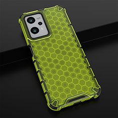 Coque Rebord Contour Silicone et Vitre Transparente Housse Etui 360 Degres AM1 pour Realme 9 5G Vert