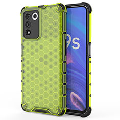 Coque Rebord Contour Silicone et Vitre Transparente Housse Etui 360 Degres AM1 pour Realme 9 SE 5G Vert