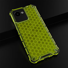 Coque Rebord Contour Silicone et Vitre Transparente Housse Etui 360 Degres AM1 pour Realme C30s Vert