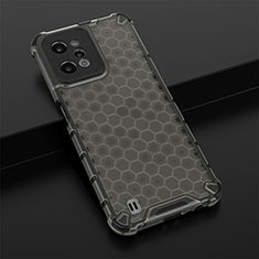 Coque Rebord Contour Silicone et Vitre Transparente Housse Etui 360 Degres AM1 pour Realme C31 Noir