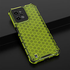 Coque Rebord Contour Silicone et Vitre Transparente Housse Etui 360 Degres AM1 pour Realme C31 Vert