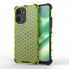 Coque Rebord Contour Silicone et Vitre Transparente Housse Etui 360 Degres AM1 pour Realme C33 Vert