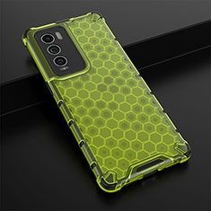 Coque Rebord Contour Silicone et Vitre Transparente Housse Etui 360 Degres AM1 pour Realme GT Master Explorer 5G Vert