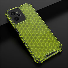 Coque Rebord Contour Silicone et Vitre Transparente Housse Etui 360 Degres AM1 pour Realme Narzo 50A Prime Vert