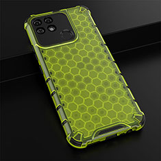 Coque Rebord Contour Silicone et Vitre Transparente Housse Etui 360 Degres AM1 pour Realme Narzo 50A Vert