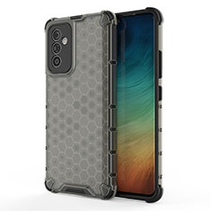 Coque Rebord Contour Silicone et Vitre Transparente Housse Etui 360 Degres AM1 pour Samsung Galaxy A82 5G Noir