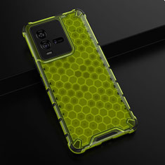 Coque Rebord Contour Silicone et Vitre Transparente Housse Etui 360 Degres AM1 pour Vivo iQOO 10 5G Vert