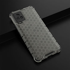 Coque Rebord Contour Silicone et Vitre Transparente Housse Etui 360 Degres AM1 pour Vivo iQOO 7 5G Noir