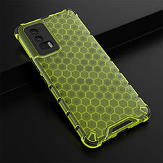 Coque Rebord Contour Silicone et Vitre Transparente Housse Etui 360 Degres AM1 pour Vivo iQOO 7 India 5G Vert