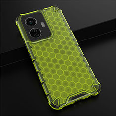 Coque Rebord Contour Silicone et Vitre Transparente Housse Etui 360 Degres AM1 pour Vivo T1 4G Vert