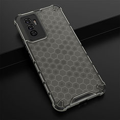 Coque Rebord Contour Silicone et Vitre Transparente Housse Etui 360 Degres AM1 pour Vivo V23e 5G Noir