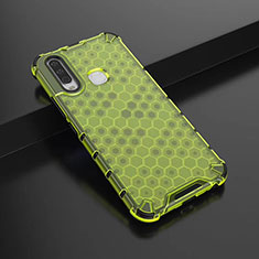 Coque Rebord Contour Silicone et Vitre Transparente Housse Etui 360 Degres AM1 pour Vivo Y15 Vert