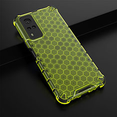 Coque Rebord Contour Silicone et Vitre Transparente Housse Etui 360 Degres AM1 pour Vivo Y51 (2021) Vert