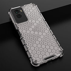 Coque Rebord Contour Silicone et Vitre Transparente Housse Etui 360 Degres AM1 pour Vivo Y72t Blanc