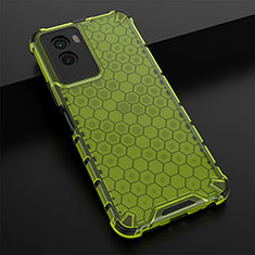 Coque Rebord Contour Silicone et Vitre Transparente Housse Etui 360 Degres AM1 pour Vivo Y72t Vert