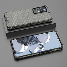 Coque Rebord Contour Silicone et Vitre Transparente Housse Etui 360 Degres AM1 pour Xiaomi Mi 12T Pro 5G Noir