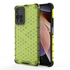 Coque Rebord Contour Silicone et Vitre Transparente Housse Etui 360 Degres AM1 pour Xiaomi Redmi Note 11 Pro+ Plus 5G Vert