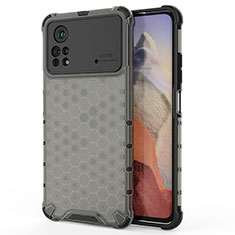 Coque Rebord Contour Silicone et Vitre Transparente Housse Etui 360 Degres AM1 pour Xiaomi Redmi Note 11E Pro 5G Noir