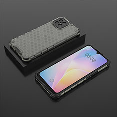 Coque Rebord Contour Silicone et Vitre Transparente Housse Etui 360 Degres AM2 pour Huawei Nova 8 SE 4G Noir