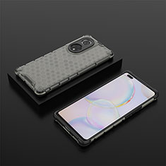 Coque Rebord Contour Silicone et Vitre Transparente Housse Etui 360 Degres AM2 pour Huawei Nova 9 Pro Noir