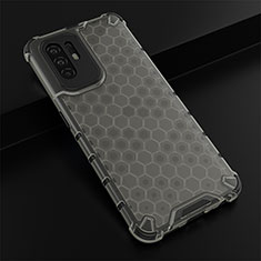 Coque Rebord Contour Silicone et Vitre Transparente Housse Etui 360 Degres AM2 pour Oppo A95 5G Noir