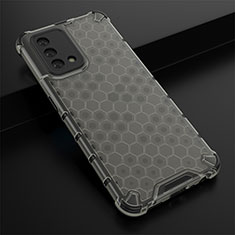 Coque Rebord Contour Silicone et Vitre Transparente Housse Etui 360 Degres AM2 pour Oppo F19 Noir