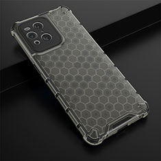 Coque Rebord Contour Silicone et Vitre Transparente Housse Etui 360 Degres AM2 pour Oppo Find X3 5G Noir