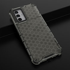 Coque Rebord Contour Silicone et Vitre Transparente Housse Etui 360 Degres AM2 pour Oppo K9 Pro 5G Noir