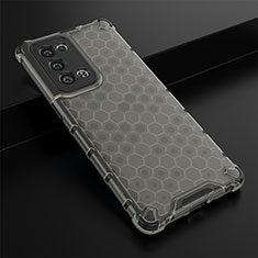 Coque Rebord Contour Silicone et Vitre Transparente Housse Etui 360 Degres AM2 pour Oppo Reno6 Pro 5G Noir