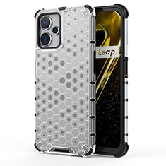 Coque Rebord Contour Silicone et Vitre Transparente Housse Etui 360 Degres AM2 pour Realme 10 5G Blanc