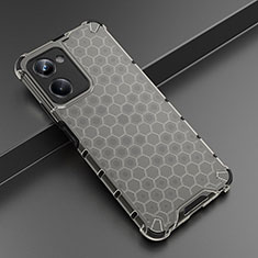 Coque Rebord Contour Silicone et Vitre Transparente Housse Etui 360 Degres AM2 pour Realme 10 Pro 5G Noir