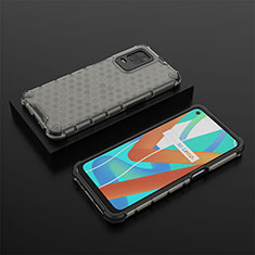 Coque Rebord Contour Silicone et Vitre Transparente Housse Etui 360 Degres AM2 pour Realme 8 5G Noir