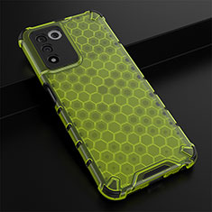 Coque Rebord Contour Silicone et Vitre Transparente Housse Etui 360 Degres AM2 pour Realme 9 SE 5G Vert