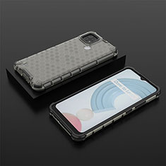 Coque Rebord Contour Silicone et Vitre Transparente Housse Etui 360 Degres AM2 pour Realme C21 Noir