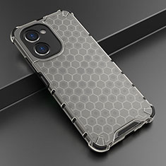 Coque Rebord Contour Silicone et Vitre Transparente Housse Etui 360 Degres AM2 pour Realme C33 (2023) Noir