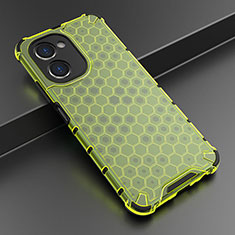 Coque Rebord Contour Silicone et Vitre Transparente Housse Etui 360 Degres AM2 pour Realme C33 (2023) Vert