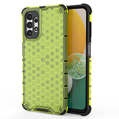 Coque Rebord Contour Silicone et Vitre Transparente Housse Etui 360 Degres AM2 pour Samsung Galaxy A13 4G Vert