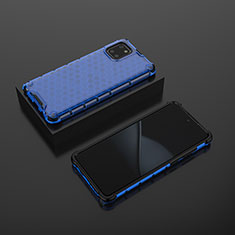 Coque Rebord Contour Silicone et Vitre Transparente Housse Etui 360 Degres AM2 pour Samsung Galaxy Note 10 Lite Bleu