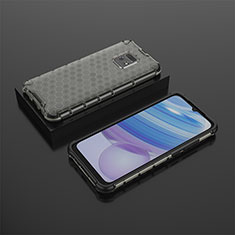 Coque Rebord Contour Silicone et Vitre Transparente Housse Etui 360 Degres AM2 pour Xiaomi Redmi 10X 5G Noir