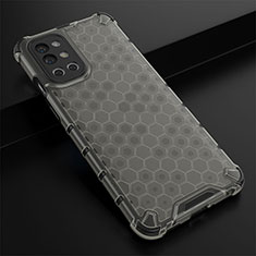 Coque Rebord Contour Silicone et Vitre Transparente Housse Etui 360 Degres AM3 pour OnePlus 9R 5G Noir