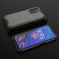 Coque Rebord Contour Silicone et Vitre Transparente Housse Etui 360 Degres AM3 pour Oppo K9S 5G Noir