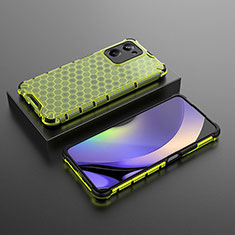 Coque Rebord Contour Silicone et Vitre Transparente Housse Etui 360 Degres AM3 pour Realme 10 Pro 5G Vert