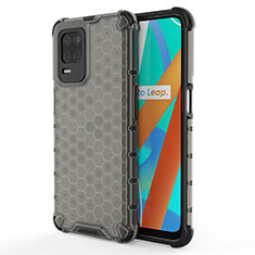 Coque Rebord Contour Silicone et Vitre Transparente Housse Etui 360 Degres AM3 pour Realme 9 5G India Noir