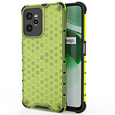 Coque Rebord Contour Silicone et Vitre Transparente Housse Etui 360 Degres AM3 pour Realme C35 Vert