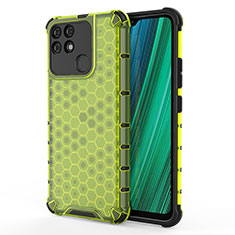 Coque Rebord Contour Silicone et Vitre Transparente Housse Etui 360 Degres AM3 pour Realme Narzo 50A Vert