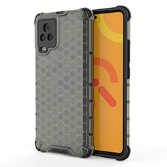 Coque Rebord Contour Silicone et Vitre Transparente Housse Etui 360 Degres AM3 pour Vivo iQOO 7 Legend 5G Noir