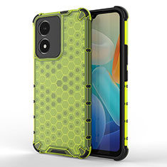 Coque Rebord Contour Silicone et Vitre Transparente Housse Etui 360 Degres AM3 pour Vivo Y02S Vert