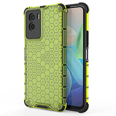 Coque Rebord Contour Silicone et Vitre Transparente Housse Etui 360 Degres AM3 pour Vivo Y55s (2021) Vert