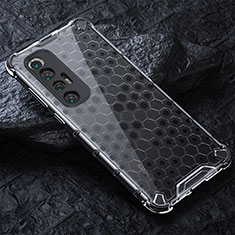 Coque Rebord Contour Silicone et Vitre Transparente Housse Etui 360 Degres AM3 pour Xiaomi Mi 10S 5G Blanc