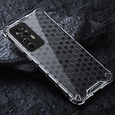 Coque Rebord Contour Silicone et Vitre Transparente Housse Etui 360 Degres AM3 pour Xiaomi Mi 12T Pro 5G Blanc